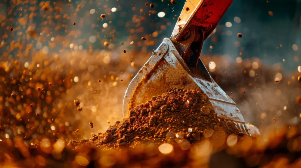 Terrassement près de Beausoleil